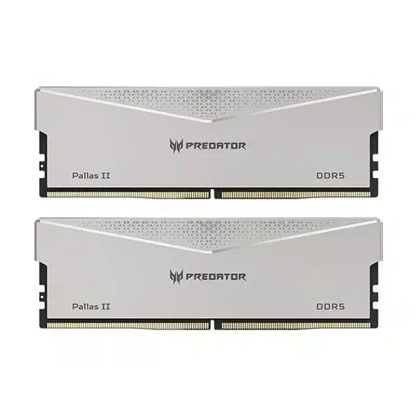 Acer Predator Pallas II 32GB (16GBx2) DDR5 CL30 6000MHz RAM (Silver)