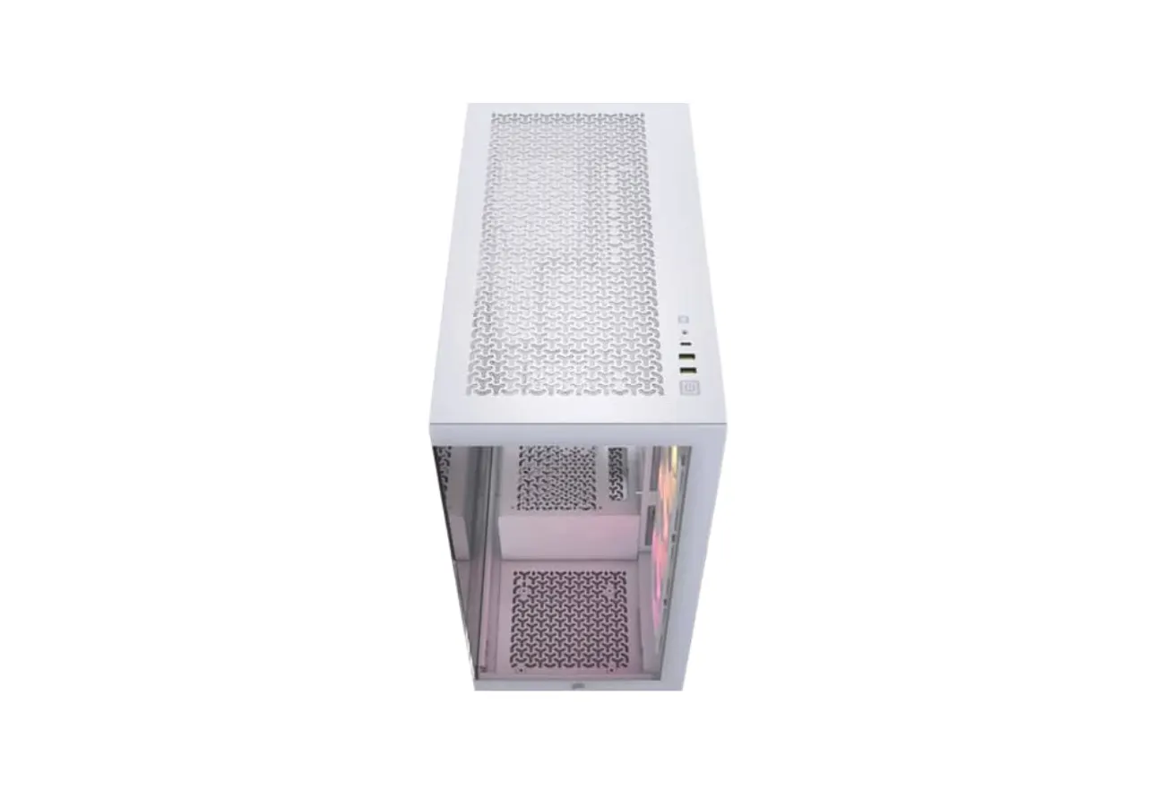 Corsair 3500X ARGB (E-ATX) Mid Tower Cabinet (White) - Image 2