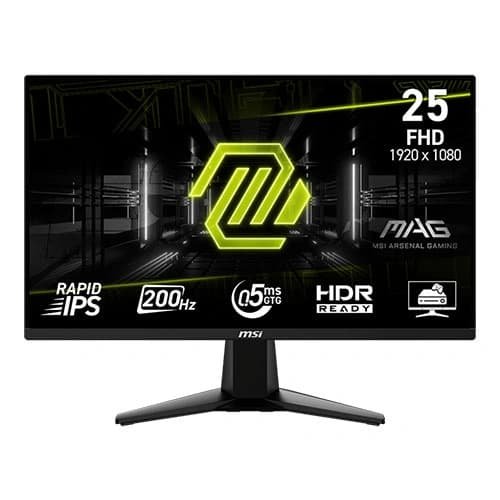 MSI MAG 255F E20 | 25 Inch 1080p FHD 200Hz Rapid IPS 0.5ms Monitor