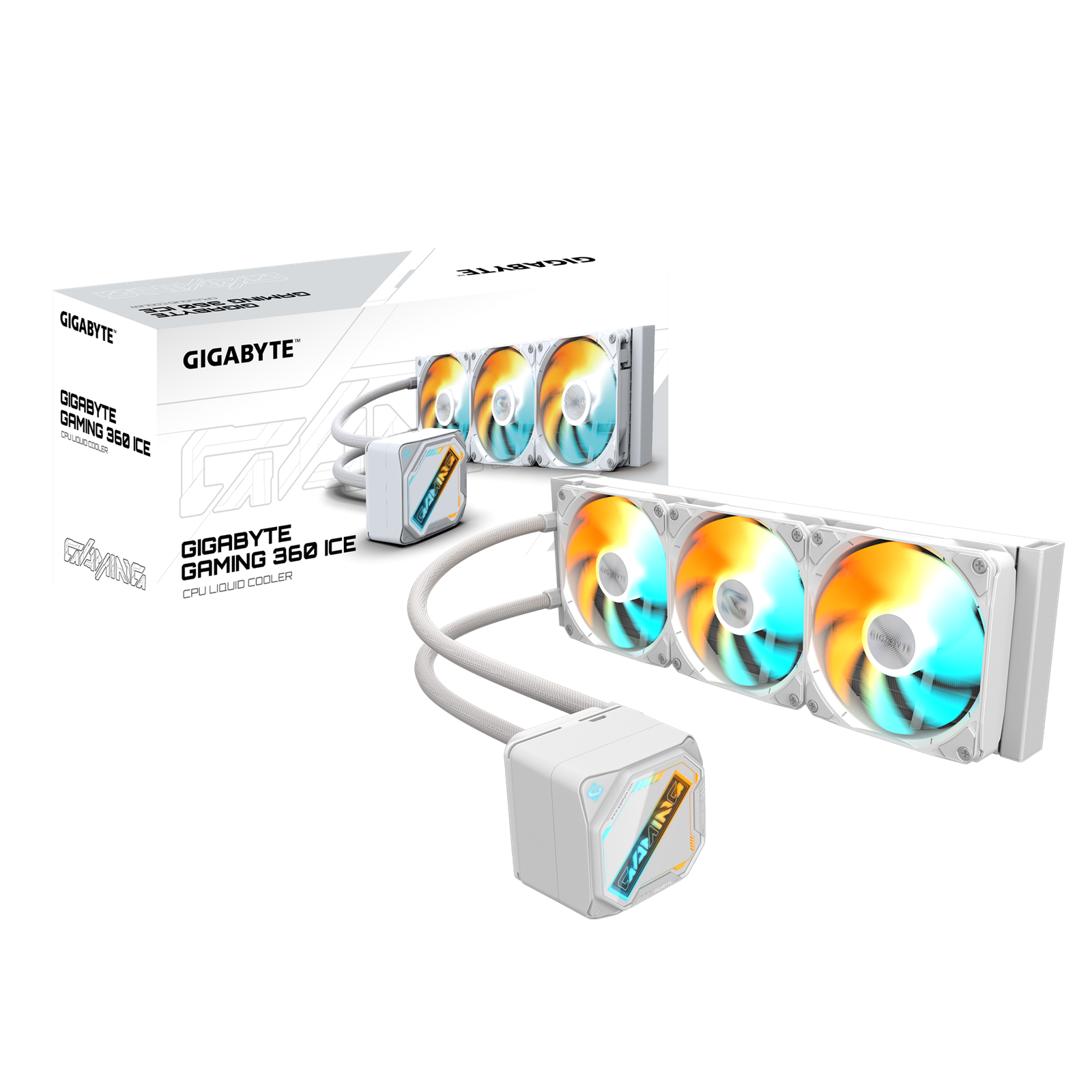 Gigabyte Gaming 360 ICE ARGB Liquid Cooler (White)