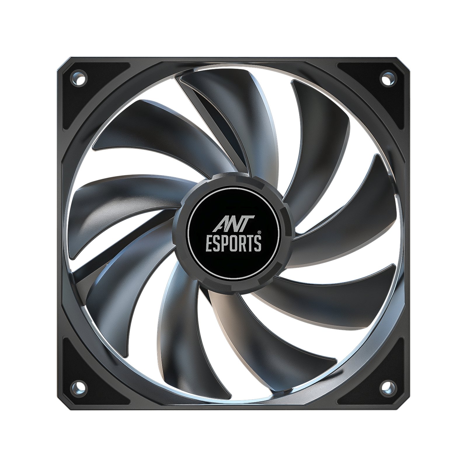 Ant Esports Darkflow 120mm Non RGB Cabinet Fan (Triple Pack) (Black) Case Fan