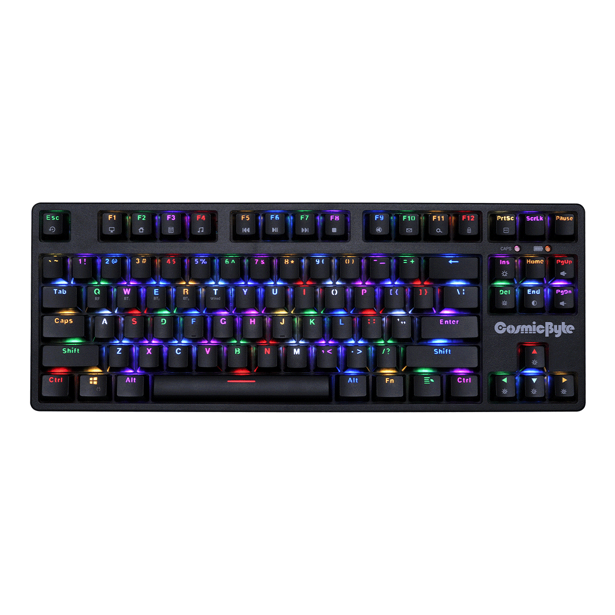 Cosmic Byte Trinity (CB-GK-39) Optical Swappable Blue Switches Mechanical Keyboard (Wireless) Keyboard