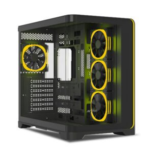 Ant Esports Crystal ARC ARGB (Black) Cabinet