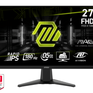 MSI MAG 275F | 27 Inch 1080p FHD 180Hz Rapid IPS 0.5ms Monitor