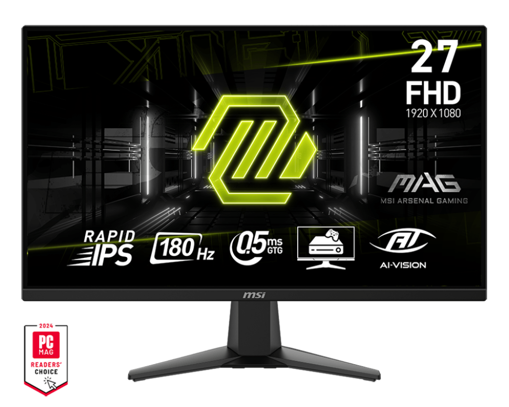 MSI MAG 275F | 27 Inch 1080p FHD 180Hz Rapid IPS 0.5ms Monitor