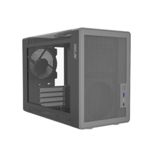 Ant Esports Box C Air, 1 Non RGB Fan, Mini Tower Portable Cabinet (Grey)