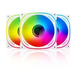Ant Esports Spectraflow ARGB 120mm Case Fans (Triple Pack) (White)
