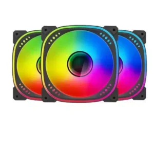 Ant Esports Spectraflow ARGB 120mm Case Fans (Triple Pack) (Black)