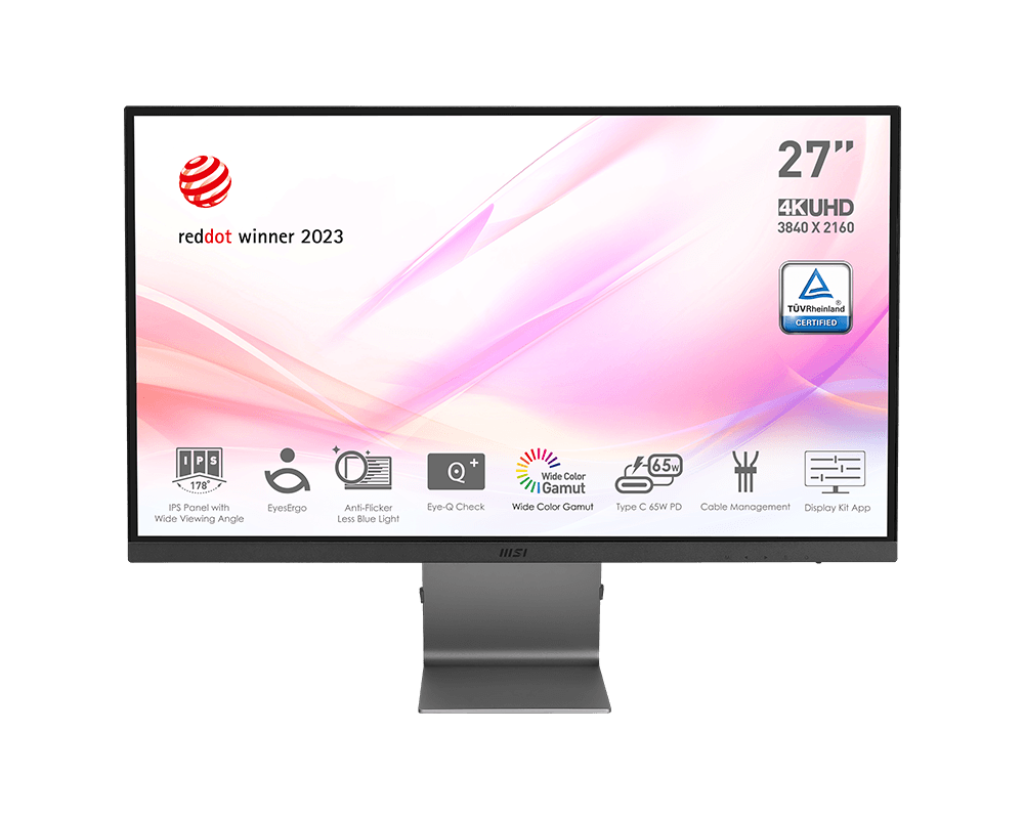 MSI Modern MD271UL | 27 Inch 2160p UHD (4K) 60Hz IPS