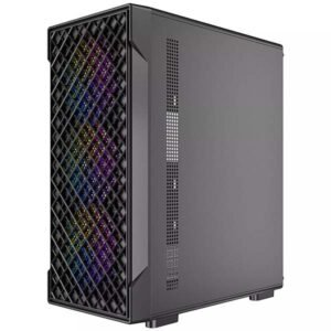 Antec VX320 ARGB with 4 Fans ATX Cabinet (Black)