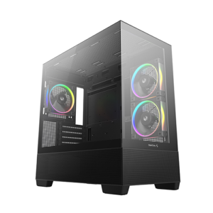 DeepCool CG380 3F,  3 ARGB Fans, M-ATX Cabinet (Black)