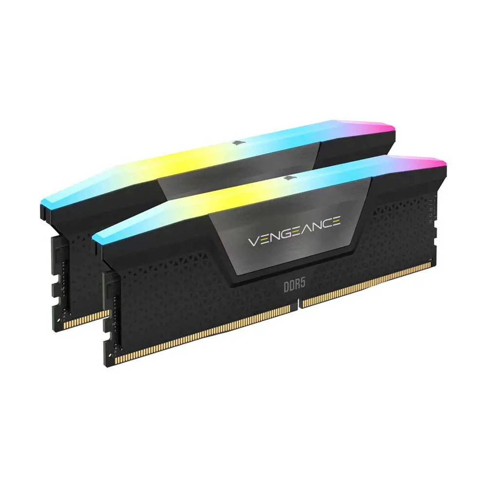 Corsair Vengeance RGB 96GB (2x48GB) DDR5 CL40 5600MHz RAM (Black)
