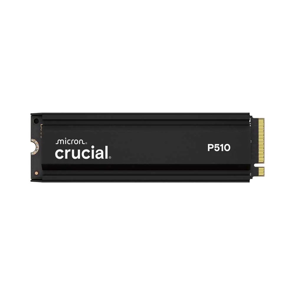 Crucial P510 1TB M.2 NVMe Gen5 1100MB/s with Heatsink Internal SSD