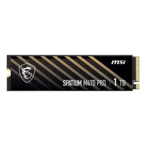 MSI Spatium M470 PRO 1TB M.2 NVMe Gen4 6000MB/s Internal SSD