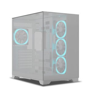 Ant Esports Crystal Mirror ARGB (White) Cabinet