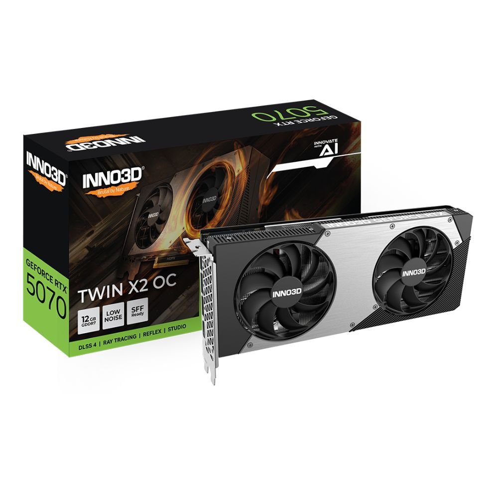 Inno3D RTX 5070 Twin X2 OC 12GB GDDR7 Graphics Card