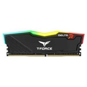 TeamGroup T-Force Delta RGB 16GB (16GBx1) DDR4 CL16 3200MHz RAM (Black)