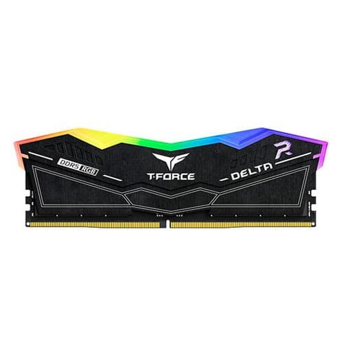 TeamGroup T-Force Delta RGB 16GB (16GBx1) DDR5 CL38 6000MHz RAM (Black)