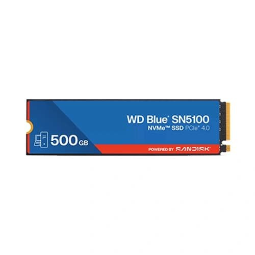 Western Digital Blue SN5100 500GB M.2 NVMe Gen4 6600MB/s Internal SSD