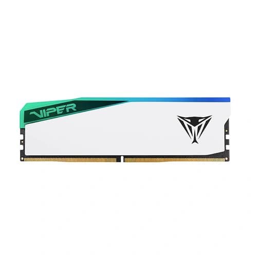 Patriot Viper Elite 5 RGB 32GB (32GBx1) DDR5 CL30 6000MHz RAM (White)