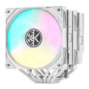 KingCool Iron Wind ARGB Air Cooler (White)