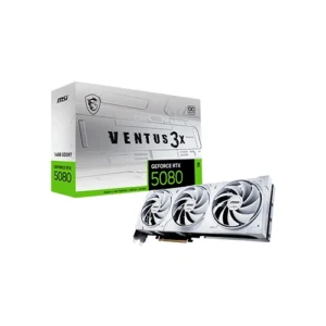 MSI RTX 5080 Ventus 3X OC 16GB GDDR7 (White) Graphics Card
