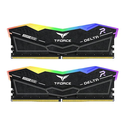 TeamGroup T-Force Delta RGB 64GB (32GBx2) DDR5 CL30 6000MHz RAM (Black)